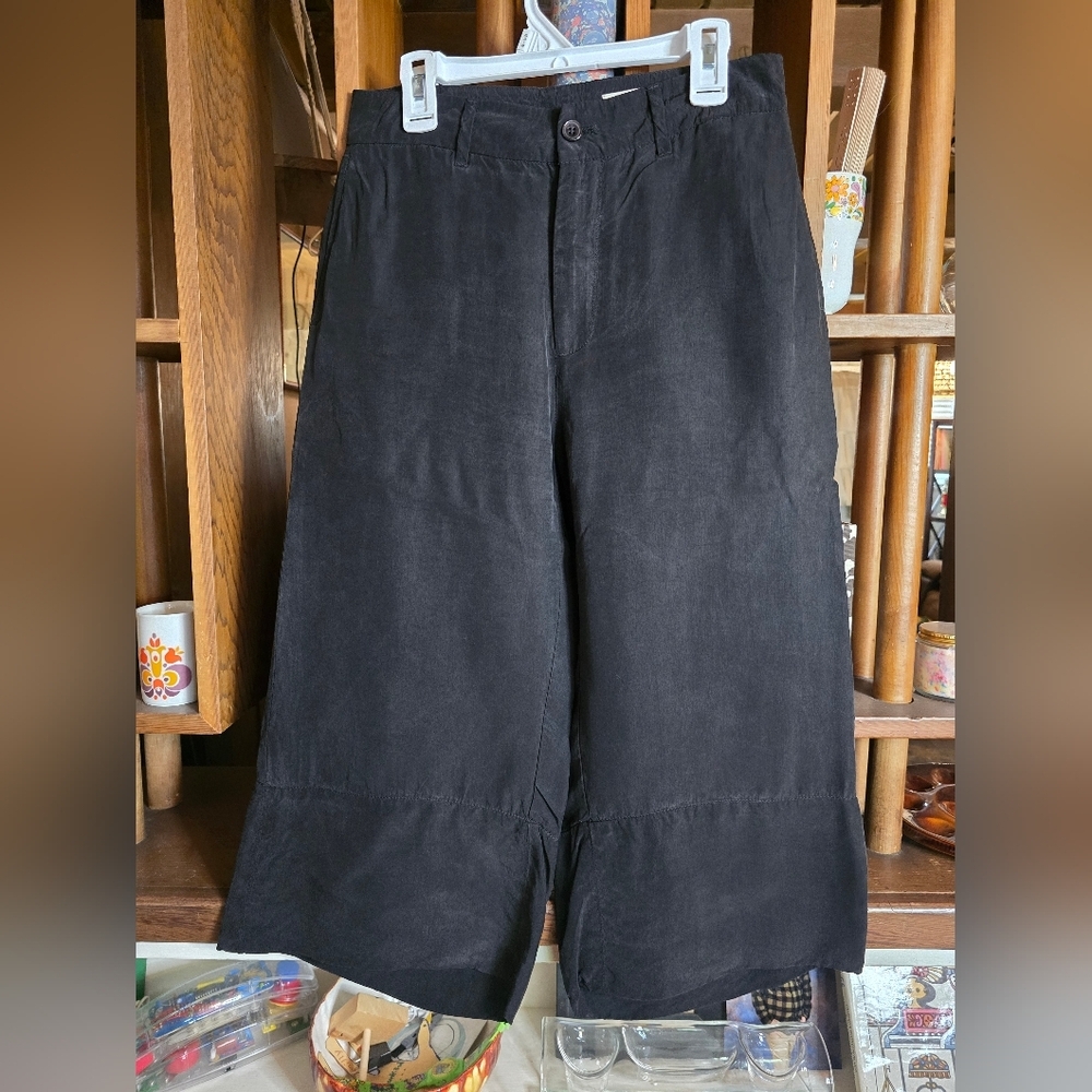 Hope Wide Leg Cropped Pants Size 34 Womens